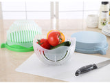 One minute salad maker and vegetable chopper