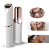 All new Rose Gold Lipstick Hair Remover-stylish, compact and convenient for on-the-go use