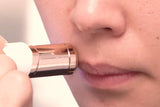 All new Rose Gold Lipstick Hair Remover-stylish, compact and convenient for on-the-go use
