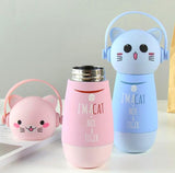 Cat-themed Stainless Steel Thermos