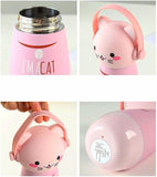Cat-themed Stainless Steel Thermos