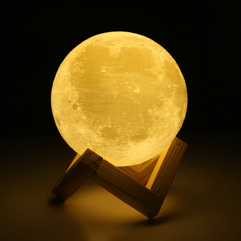 Original 3D Printed Moon Lamp