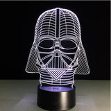 Limited Edition Star Wars Themed multi colored 3D lamp