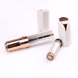 All new Rose Gold Lipstick Hair Remover-stylish, compact and convenient for on-the-go use
